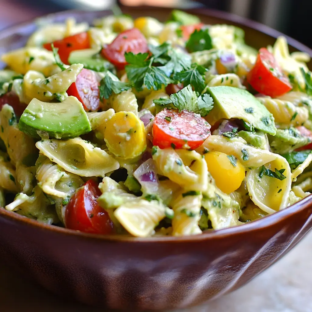 Avocado Pasta Salad Recipe