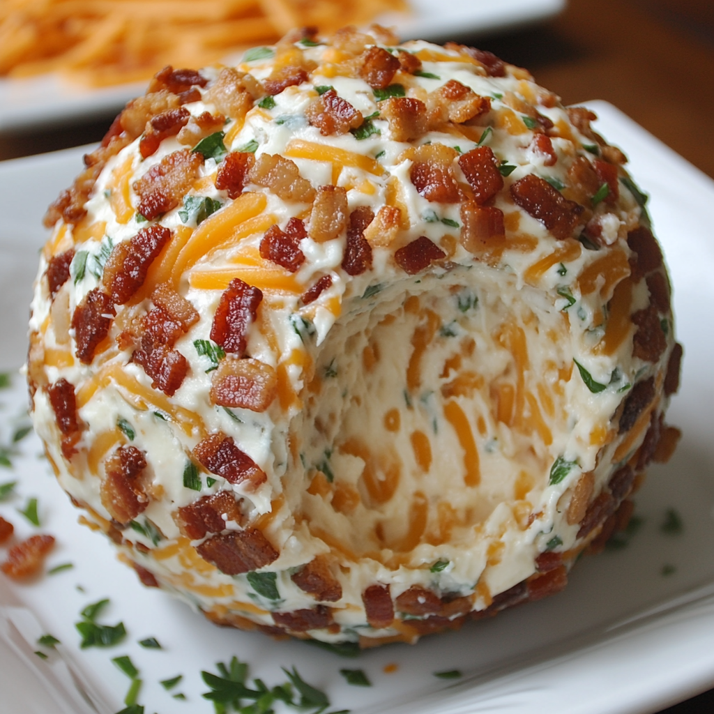 Bacon Cheddar Ranch Cheese Ball