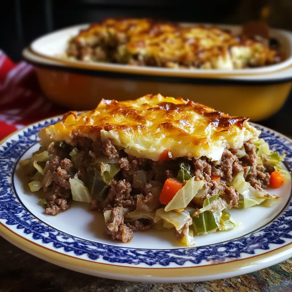 Cabbage Beef Bake