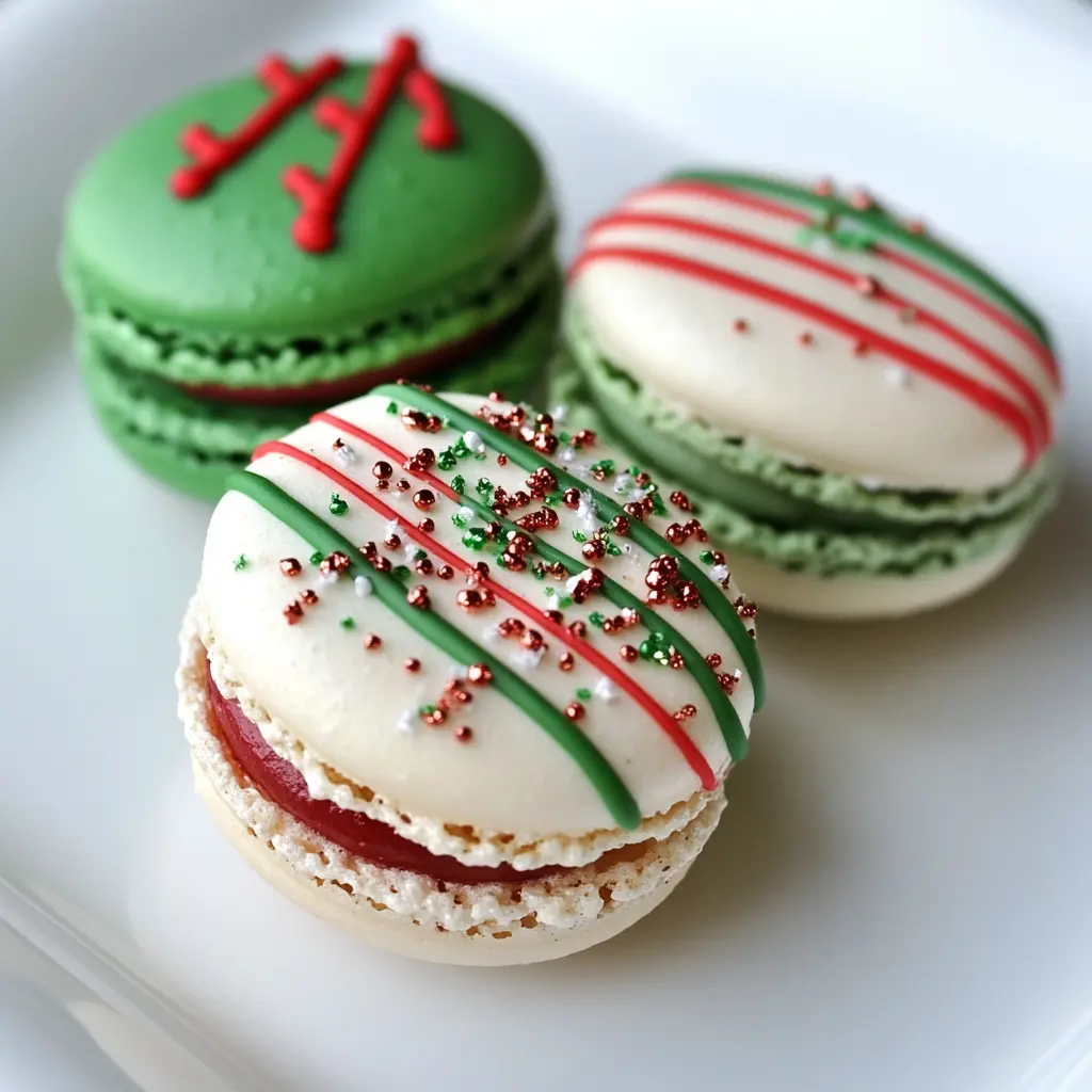 Christmas Macarons