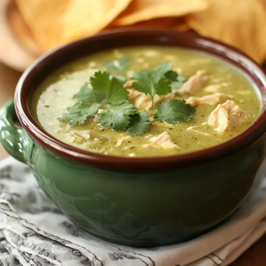 Crock Pot Green Enchilada Chicken Soup