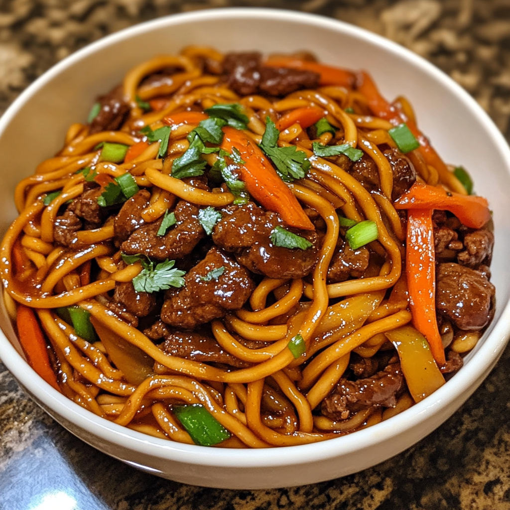 Beef Lo Mein Stir-Fry