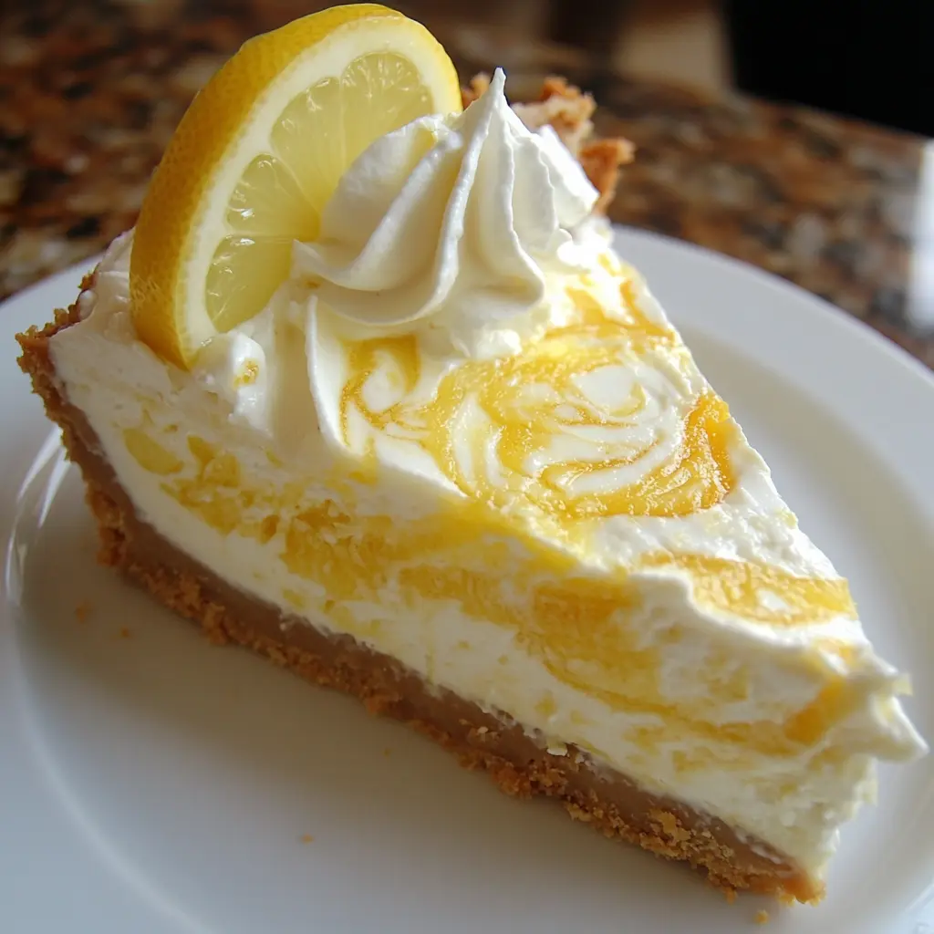 Lemon Swirl Cheesecake Recipe