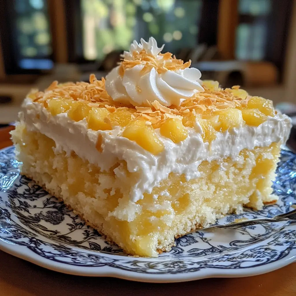 Pineapple Coconut Dream Cake