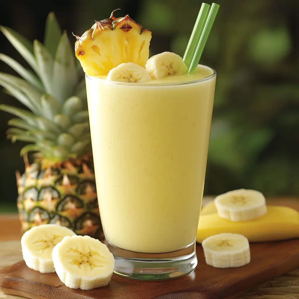 Pineapple and Banana Smoothie